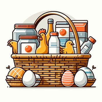 سبد محصولات ویژه فارم های پرورش مرغ تخمگذار